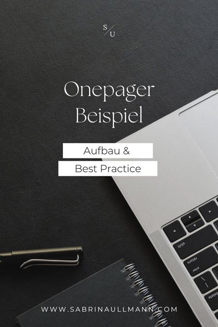 Onepager Beispiel: Modernes Design für übersichtliche Webseiten