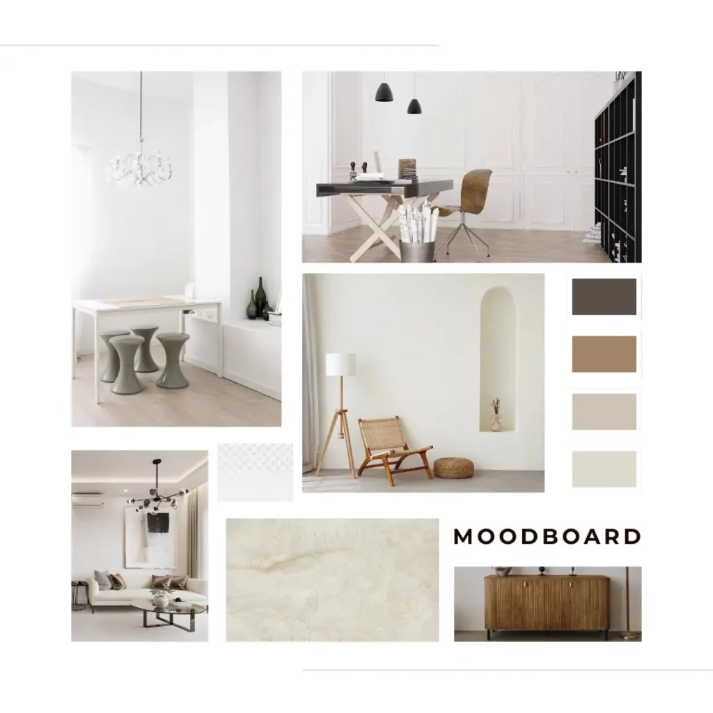 Was ist ein Moodboard: Strukturierte Darstellung von Designideen