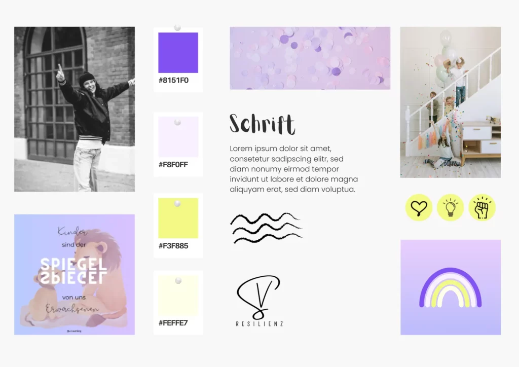 Was ist ein Moodboard: Kreatives Tool zur visuellen Ideenfindung