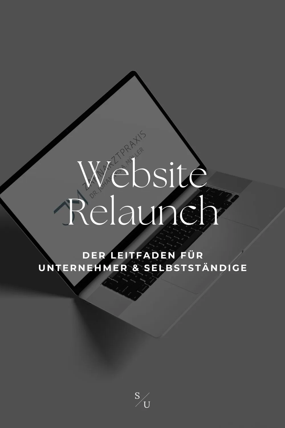 Portfolio Website Mockup als Teil eines Website Relaunchs