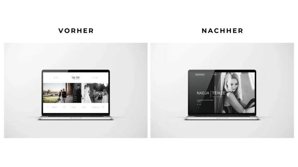 Website Relaunch Mockup für modernes Unternehmensdesign