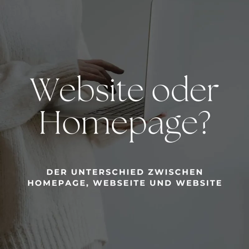 Beispiele für Website oder Homepage – modernes Design